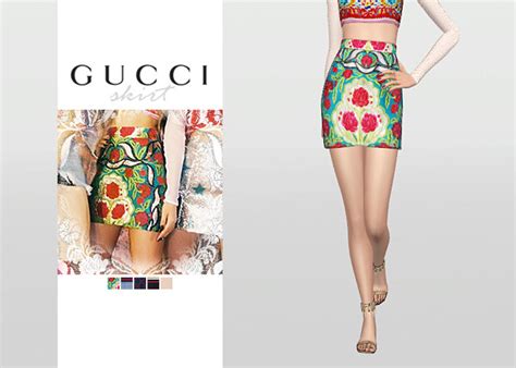 gucci mod|sims 4 gucci skirts.